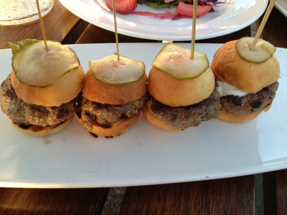 Pretty darned good sliders. THERE's the beef.