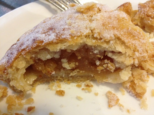 A flaky, sugary pouch of pure apple goodness.