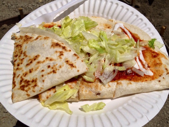 I really and truly had a dream about this quesadilla later that night.