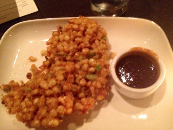 Probably the worst picture of anything I've ever posted. Deal with it. These are corn fritters.
