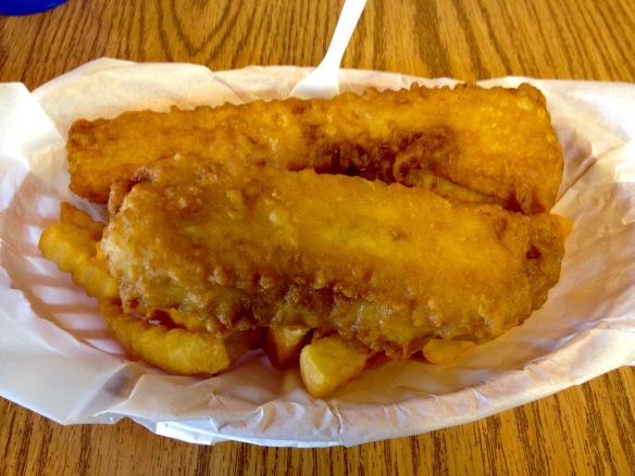 Well, it's fish and chips alright.
